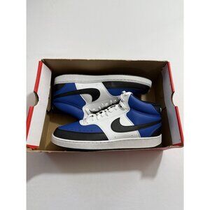 New Mens Size 12 - Nike Court Vision Next Nature Mid Game Royal Black FQ8740 480